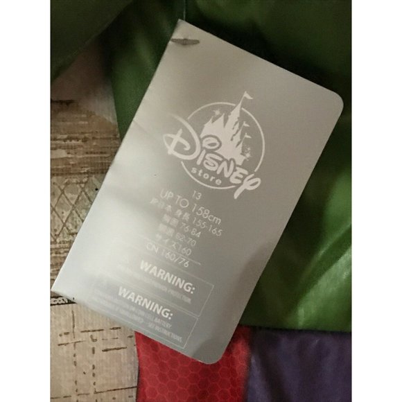 New Disney Store Marvel Incredible Halloween Costume W/Mask & Sounds Sz 13 - Picture 10 of 12